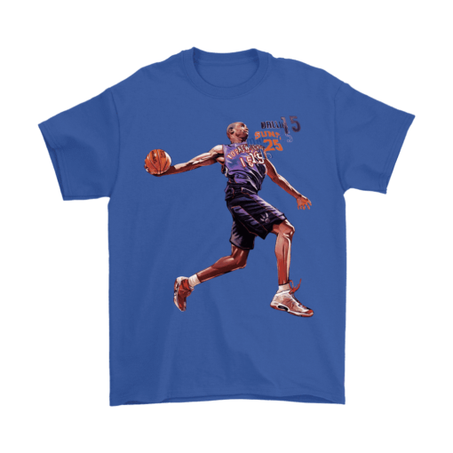 Gildan Mens T-Shirt / Royal Blue / S Vince Carter Over the Years Shirt