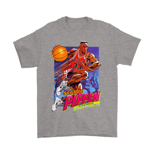 Gildan Mens T-Shirt / Sport Grey / S Pippen 90's Cartoon Shirt