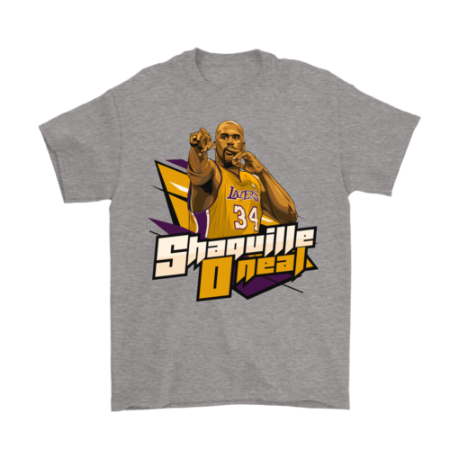 Gildan Mens T-Shirt / Sport Grey / S Shaquille O'neal Shirt