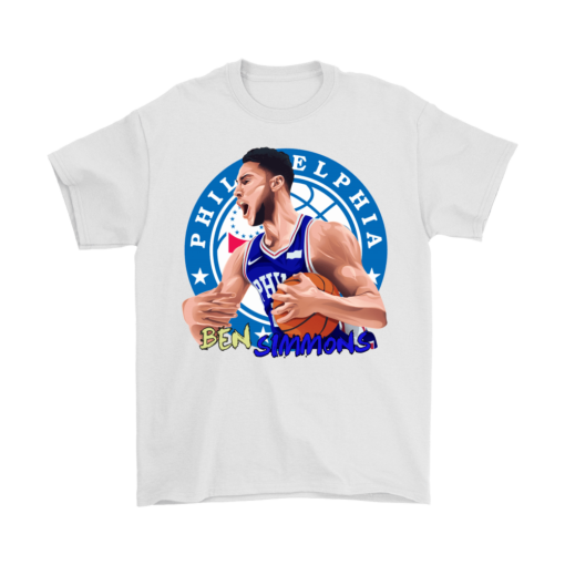 Gildan Mens T-Shirt / White / S Ben Simmons