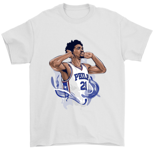 Gildan Mens T-Shirt / White / S Joel "The Process" Embiid Shirt