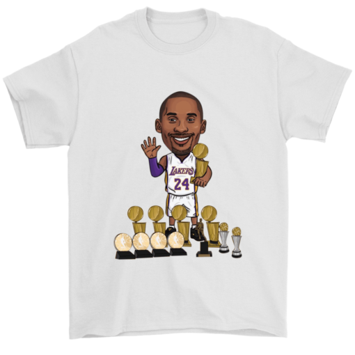 Gildan Mens T-Shirt / White / S Kobe  Achievements Shirt