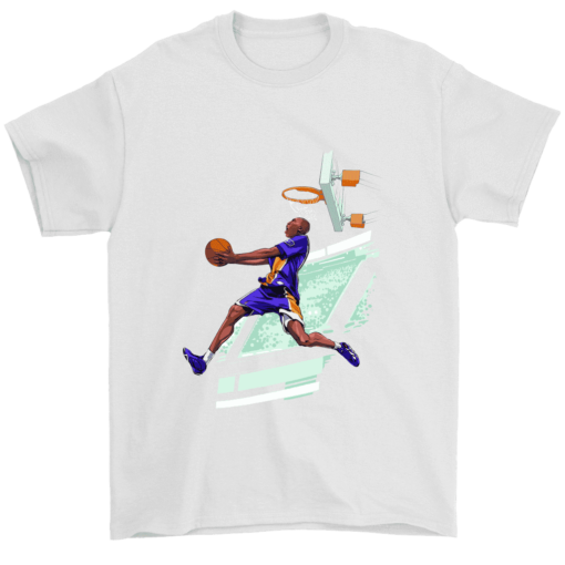 Gildan Mens T-Shirt / White / S Old School Kobe Shirt