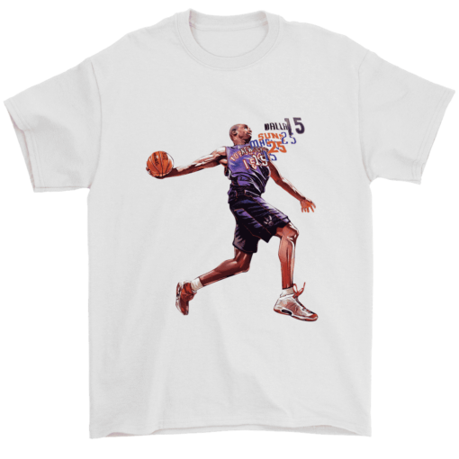 Gildan Mens T-Shirt / White / S Vince Carter Over the Years Shirt