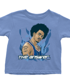 Toddler T-Shirt / Baby Blue / 2T Allen "The Answer" Iverson Toddler Shirt