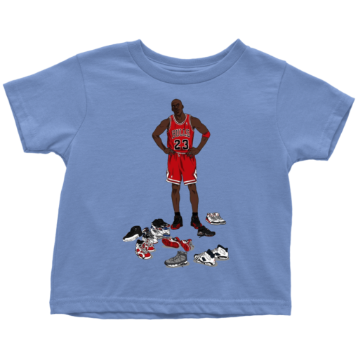 Toddler T-Shirt / Baby Blue / 2T Jordan Shoes Toddler Shirt