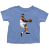 Toddler T-Shirt / Baby Blue / 2T Retro Allen Iverson Toddler Shirt