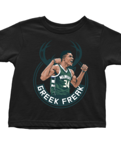 Toddler T-Shirt / Black / 2T Giannis "The Greek Freak" Antetokounmpo Toddler Shirt