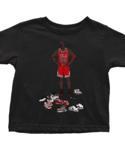 Toddler T-Shirt / Black / 2T Jordan Shoes Toddler Shirt