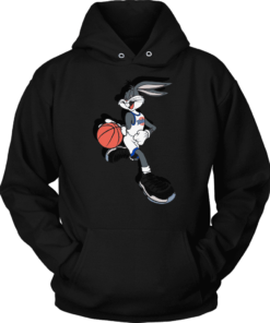 Unisex Hoodie / Black / S Bugs Bunny Spacejam Hoodie