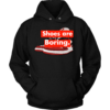 Unisex Hoodie / Black / S Shoes are Boring x Jordan 1 Supreme Style Hoodie