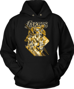 Unisex Hoodie / Black / S The Lakers Mt.Rushmore Hoodie