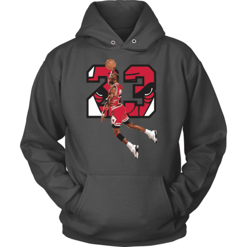 Unisex Hoodie / Charcoal / S #23 The GOAT Hoodie