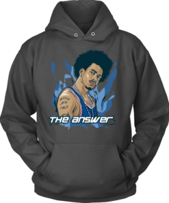 Unisex Hoodie / Charcoal / S Allen "The Answer" Iverson Hoodie