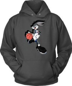 Unisex Hoodie / Charcoal / S Bugs Bunny Spacejam Hoodie