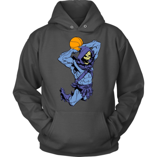 Unisex Hoodie / Charcoal / S Dunking Skeletor Hoodie