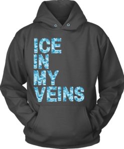 Unisex Hoodie / Charcoal / S Ice in My Veins Hoodie