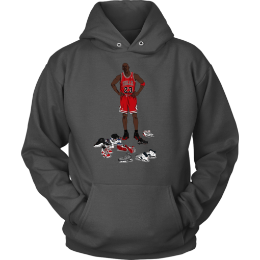 Unisex Hoodie / Charcoal / S Jordans Shoe Hoodie