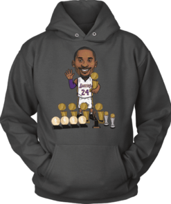 Unisex Hoodie / Charcoal / S Kobe  Achievements Hoodie