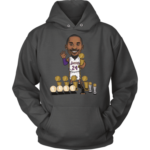 Unisex Hoodie / Charcoal / S Kobe  Achievements Hoodie