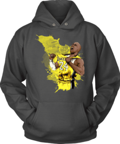 Unisex Hoodie / Charcoal / S Kobe Watercolor Hoodie