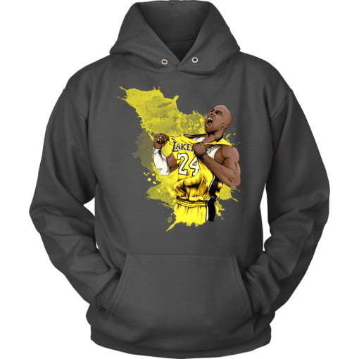 Unisex Hoodie / Charcoal / S Kobe Watercolor Hoodie