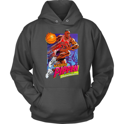 Unisex Hoodie / Charcoal / S Pippen 90's Cartoon Hoodie