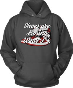 Unisex Hoodie / Charcoal / S Shoes are Boring x Jordan 1 Hoodie