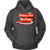 Unisex Hoodie / Charcoal / S Shoes are Boring x Jordan 1 Supreme Style Hoodie