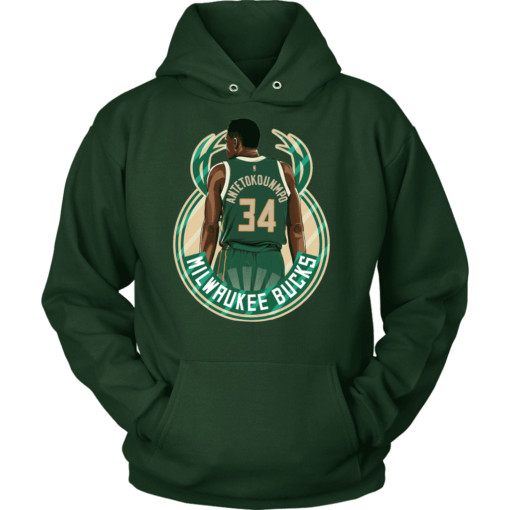 Unisex Hoodie / Dark Green / S The Greek Freak Hoodie