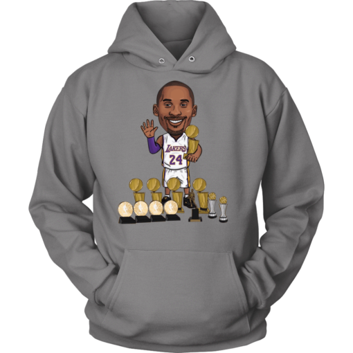 Unisex Hoodie / Grey / S Kobe  Achievements Hoodie