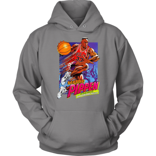 Unisex Hoodie / Grey / S Pippen 90's Cartoon Hoodie