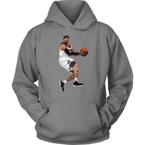 Unisex Hoodie / Grey / S Retro Allen Iverson Hoodie