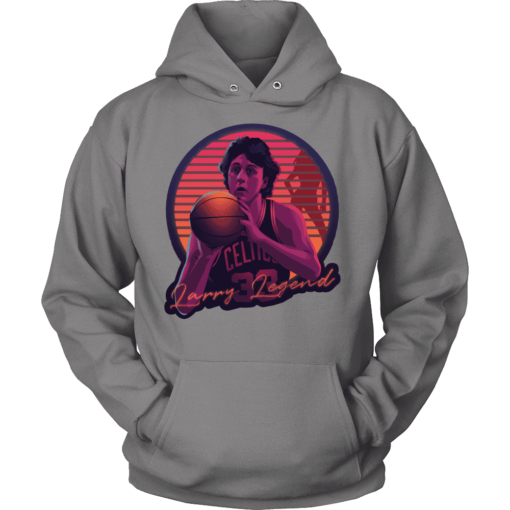 Unisex Hoodie / Grey / S Retro Larry Legend Hoodie