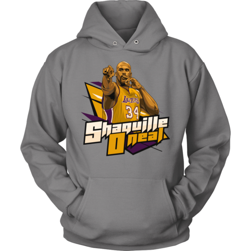 Unisex Hoodie / Grey / S Shaquille O'neal Hoodie