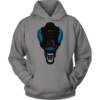 Unisex Hoodie / Grey / S The Gamma Blue Alien Hoodie