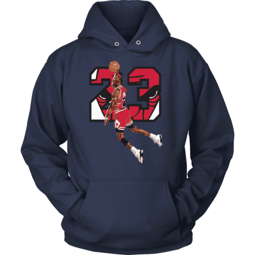 Unisex Hoodie / Navy / S #23 The GOAT Hoodie