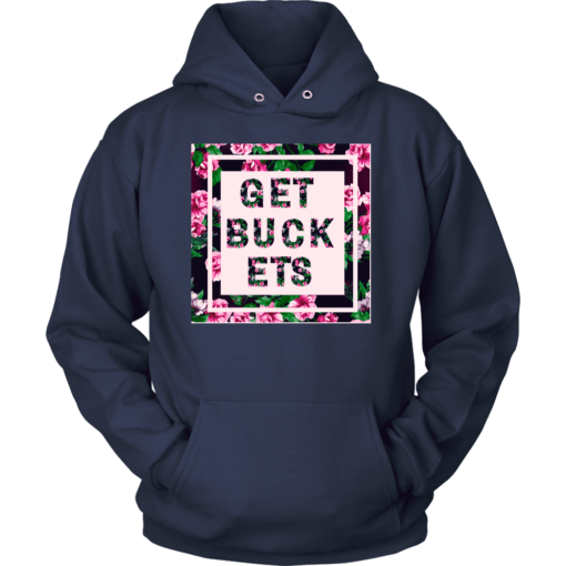 Unisex Hoodie / Navy / S Get Buckets! Hoodie!