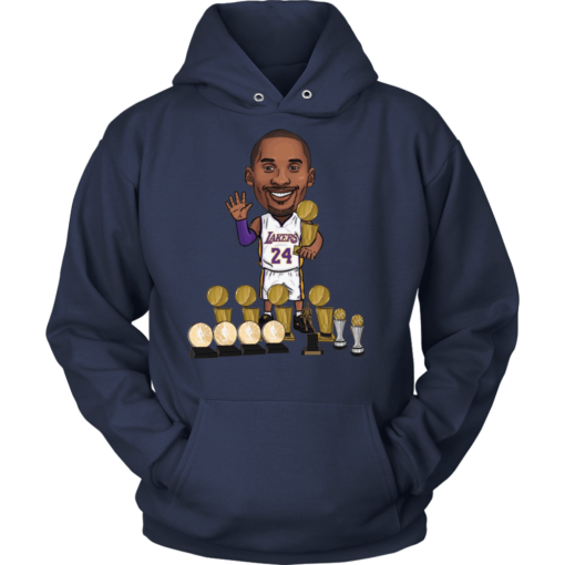 Unisex Hoodie / Navy / S Kobe  Achievements Hoodie