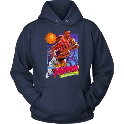 Unisex Hoodie / Navy / S Pippen 90's Cartoon Hoodie