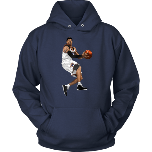 Unisex Hoodie / Navy / S Retro Allen Iverson Hoodie