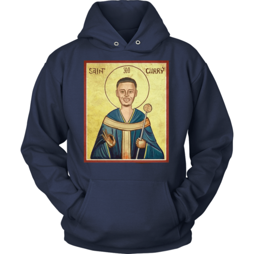 Unisex Hoodie / Navy / S Saint Curry Hoodie