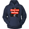 Unisex Hoodie / Navy / S Shoes are Boring x J6 Retro Infrared Hoodie