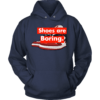 Unisex Hoodie / Navy / S Shoes are Boring x Jordan 1 Supreme Style Hoodie