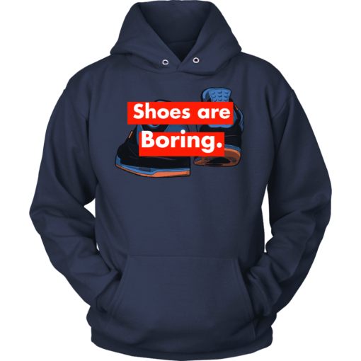 Unisex Hoodie / Navy / S Shoes are Boring x Retro Cavs 4 Hoodie