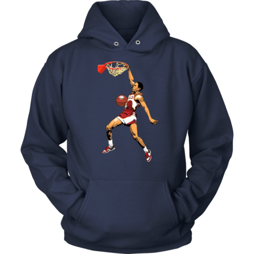 Unisex Hoodie / Navy / S Spud Webb Slamdunk Hoodie