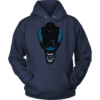 Unisex Hoodie / Navy / S The Gamma Blue Alien Hoodie