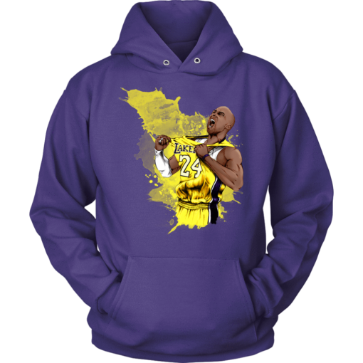 Unisex Hoodie / Purple / S Kobe Watercolor Hoodie