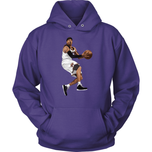 Unisex Hoodie / Purple / S Retro Allen Iverson Hoodie