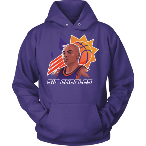 Unisex Hoodie / Purple / S Sir Charles Barkley Hoodie